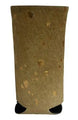 Hair on Cowhide Gold Acid Wash Slim Can Holder.