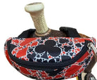 Playing Card Suits Insulated Nylon Saddle Pouch