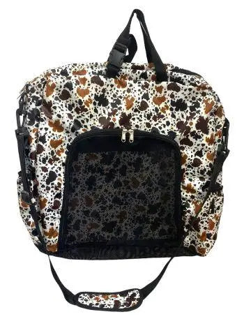 Cow Print Sport Boot Carry-All Bag Horse