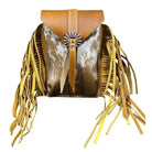 Golden Plains Cowhide Rear Cinch Bag