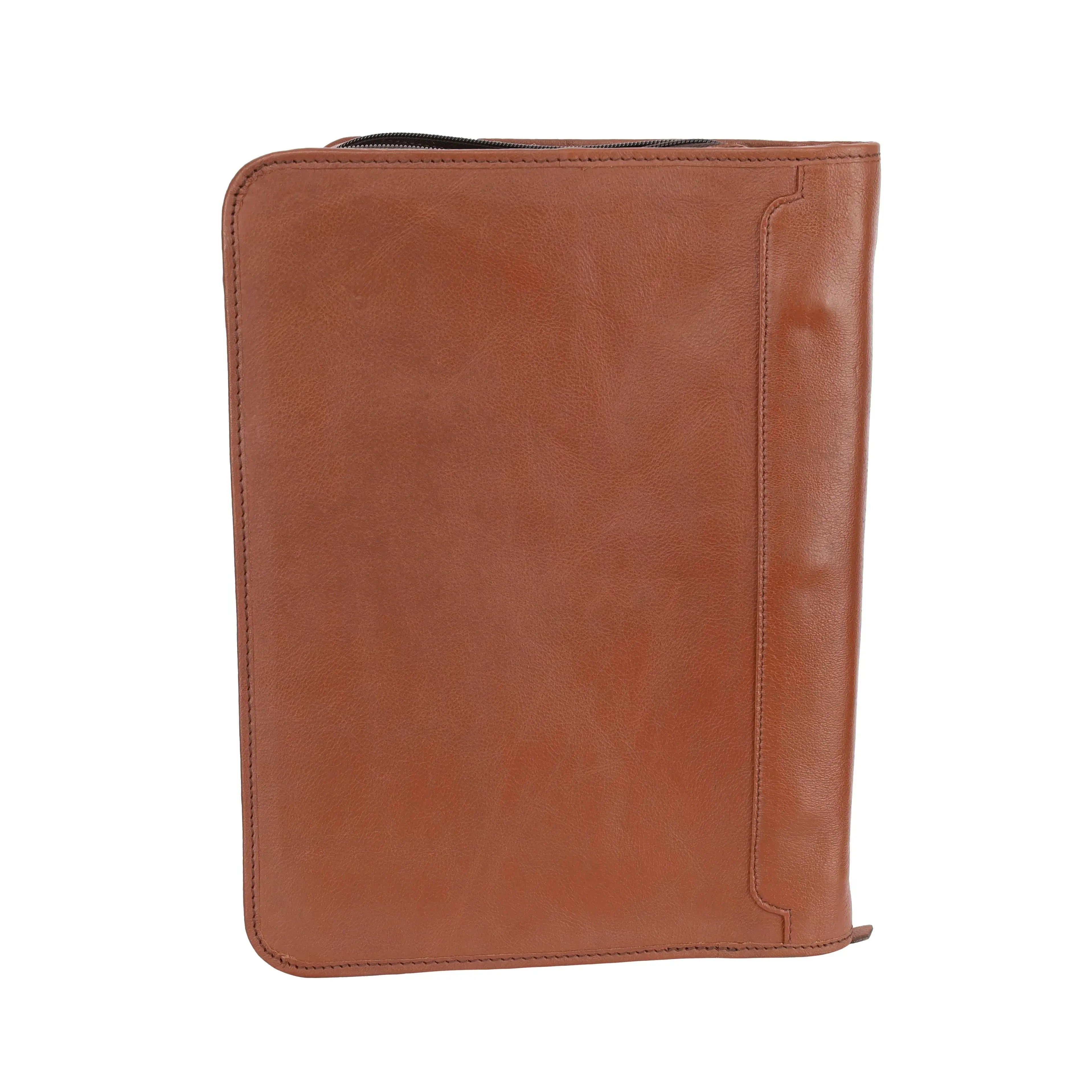 Hazelnut Meadow Cowhide Leather Binder handbag