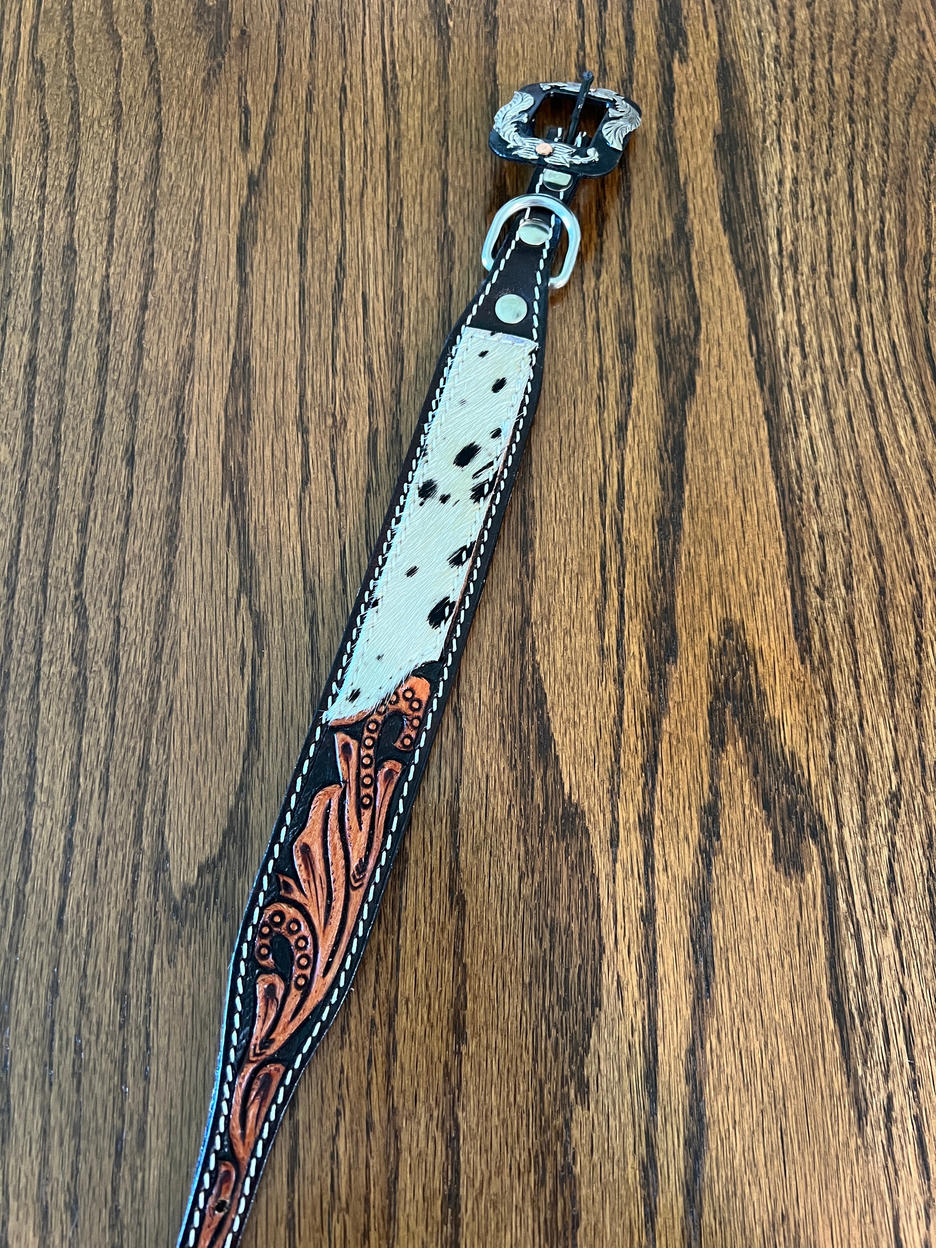 Tool Cowhide Leather Dog Collar