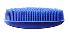 Oval Face Curry Grooming & Bathing Pet Brush Navy Blue Horse