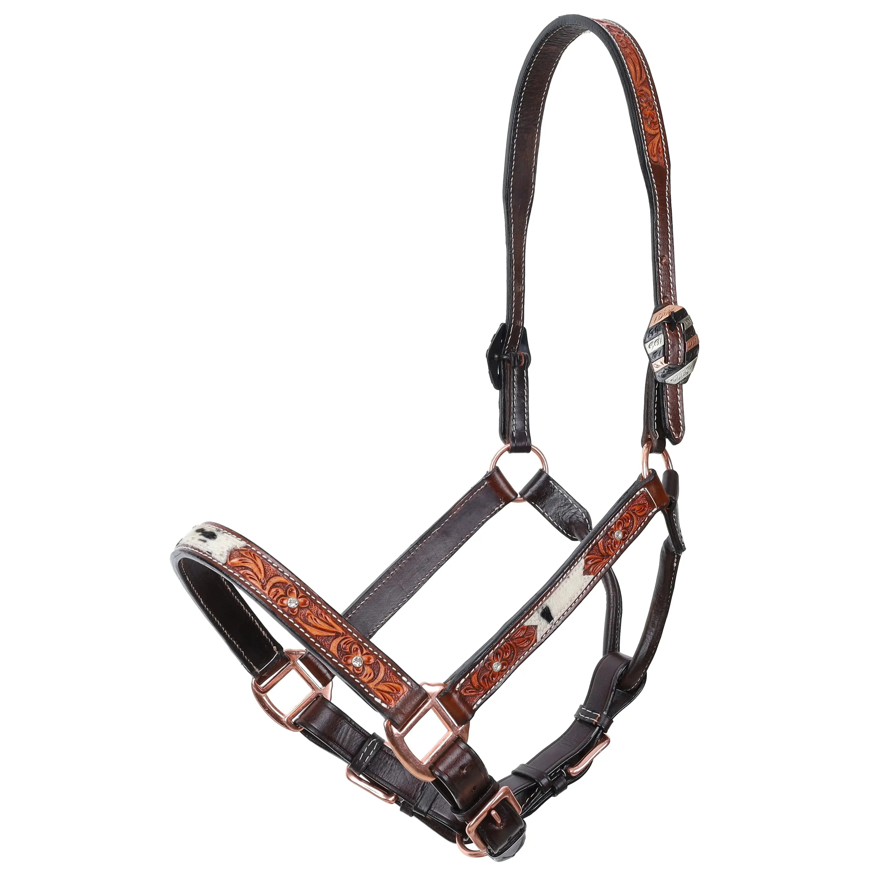 Pansy Leather Halter Horse