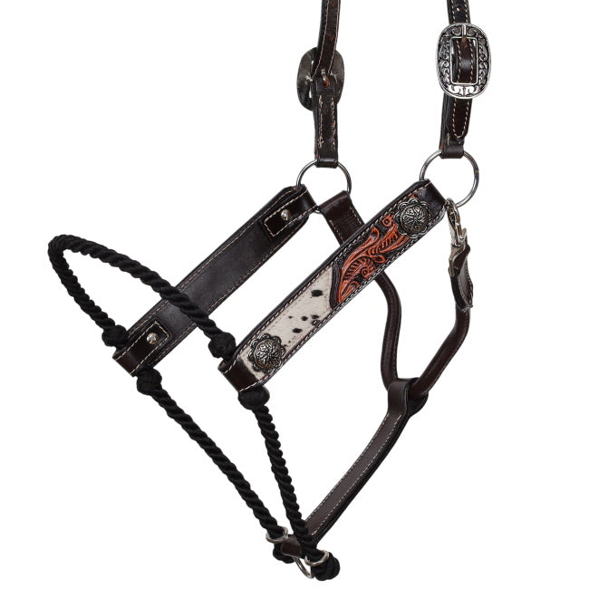 Iris Hybrid Leather Halter