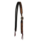 Dogwood Tooled Split Ear Headstall Horse