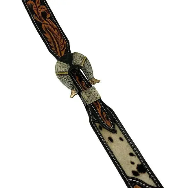 Feather and Hide Split Ear Headstall Horse