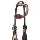 Western Luxe Series Iris One Ear Headstall Horse