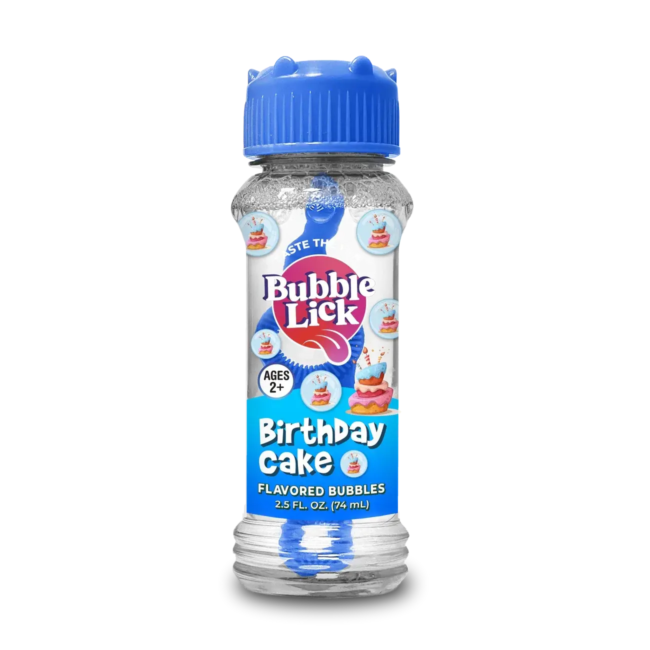 BubbleLick™ Birthday Cake Bubbles Dog