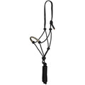Cowboy Knot Halter with Rawhide Nose - Natural & Black