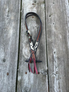 Feather and Hide Split Ear Headstall Horse