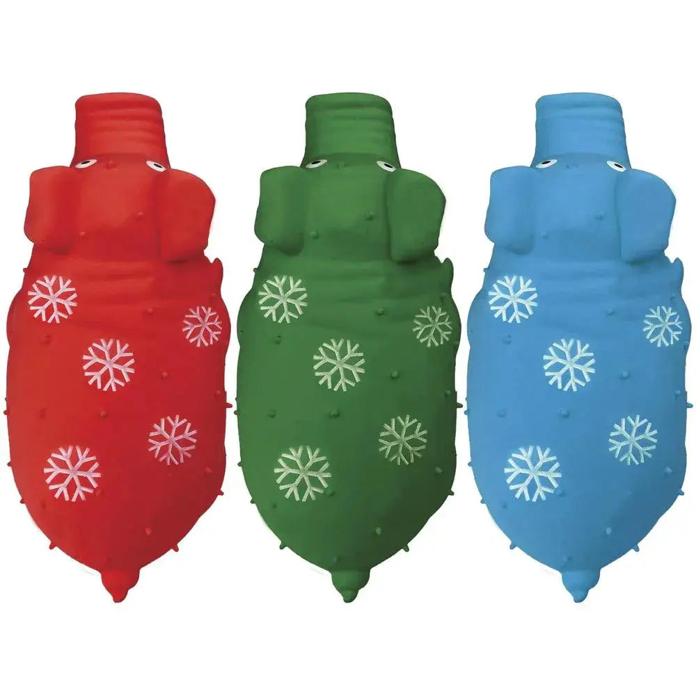 Multipet® 9" Latex Grunting Pig with Dots Dog Toy Dog