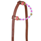 Seaside Pearl Argentina Cow Leather One Ear Headstall