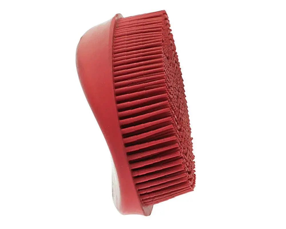 Oval Face Curry Grooming & Bathing Pet Brush Horse