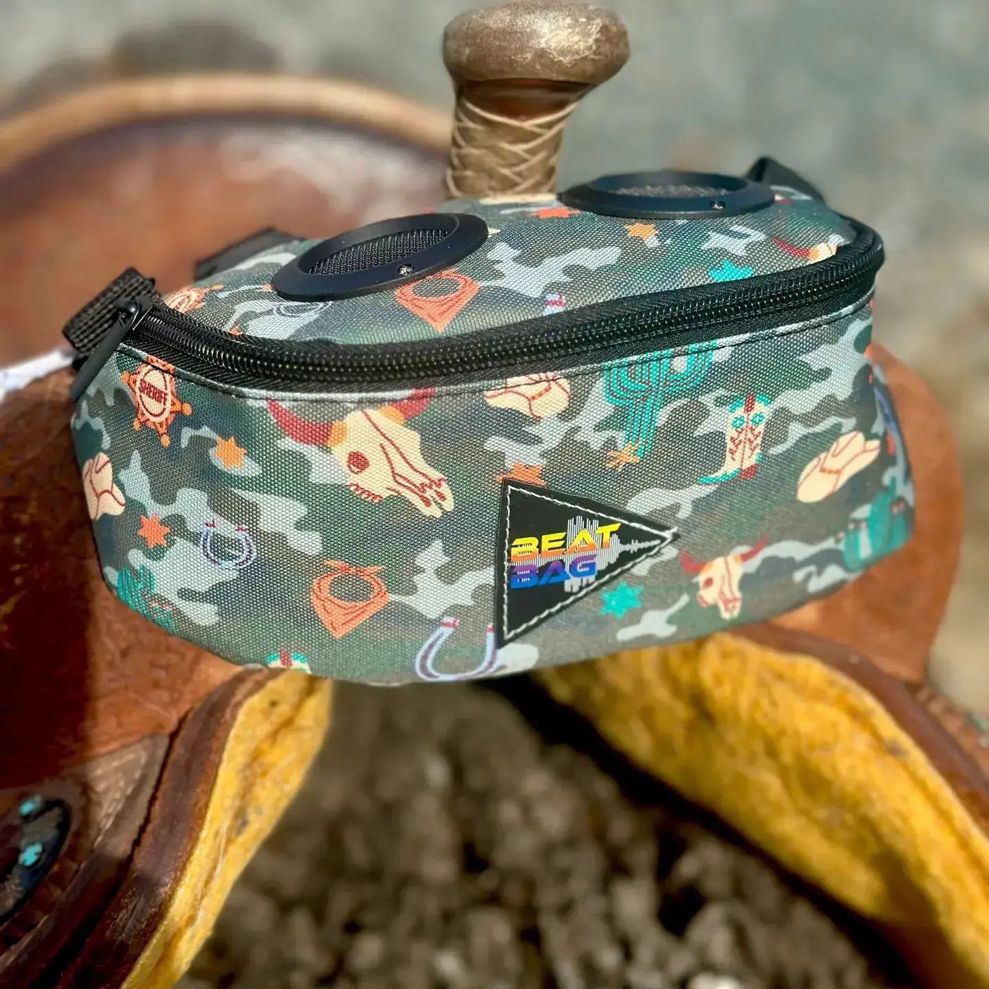 The BEAT BAG Cowboy Camo Horse Tack