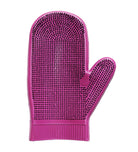 Massage Grooming Glove Purple Horse