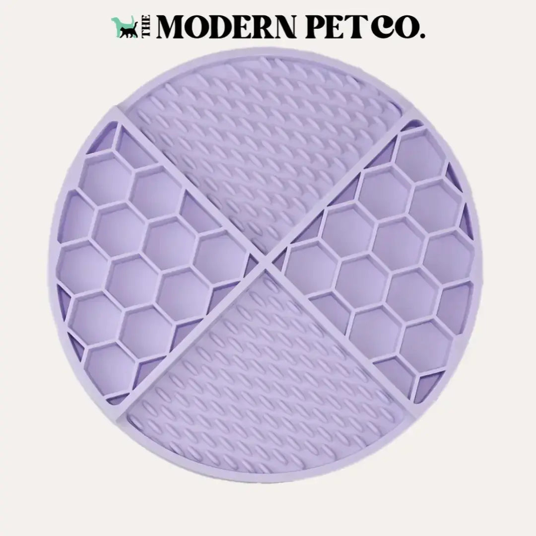 Savor the Flavor Lick Mat | Dog Feeding Mat Light Purple