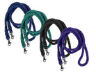 7.5ft BRAIDED COTTON BARREL REINS WITH SCISSOR SNAP ENDS Horse