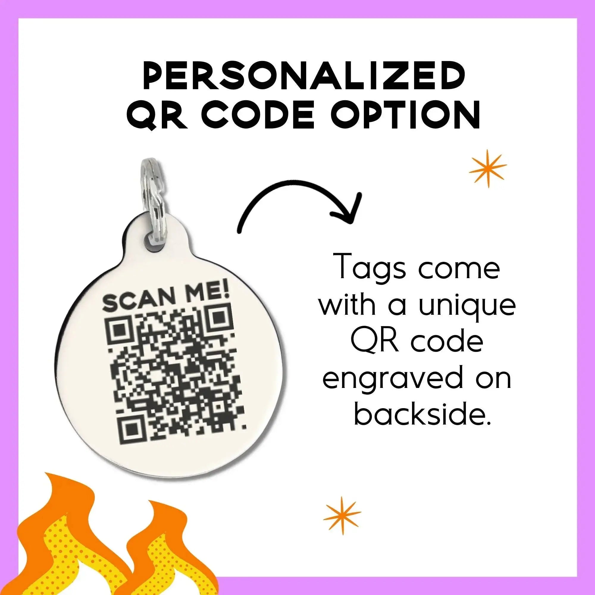 Invader Personal Space - Dog ID Tag or Collar Charm Dog