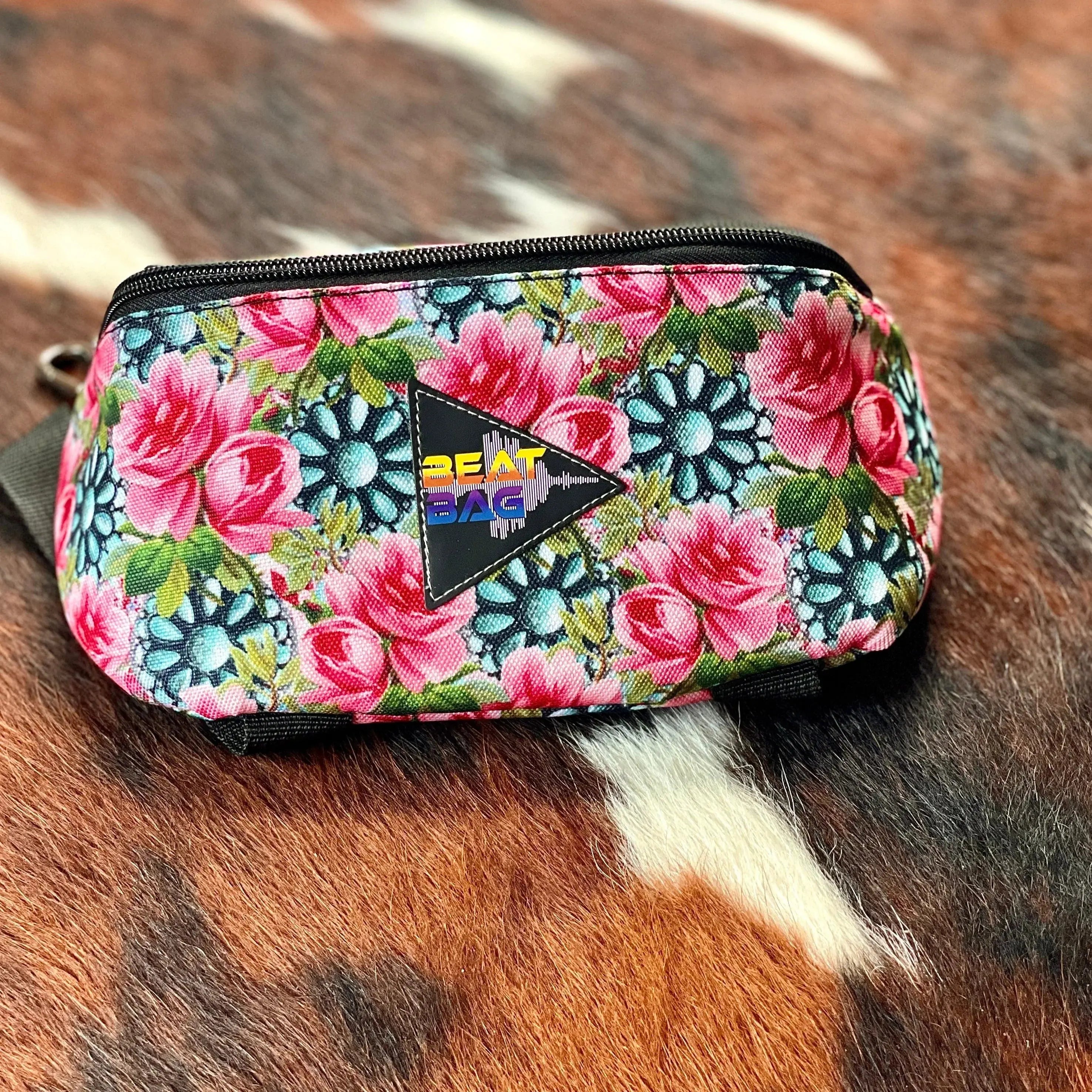 The BEAT BAG Turquoise Floral Horse Tack