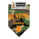 Hunting Buddy Bandana - Green Camo - Made in USA Dog