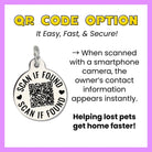 Funny Dog Collar Charm Pet ID Tag - Here to Fuck Shit Up