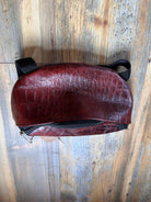 Assorted Prints and Colors Leather Saddle Pouch Horse