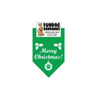 Merry Christmas Bandana - Assorted Colors- Made in USA Dog