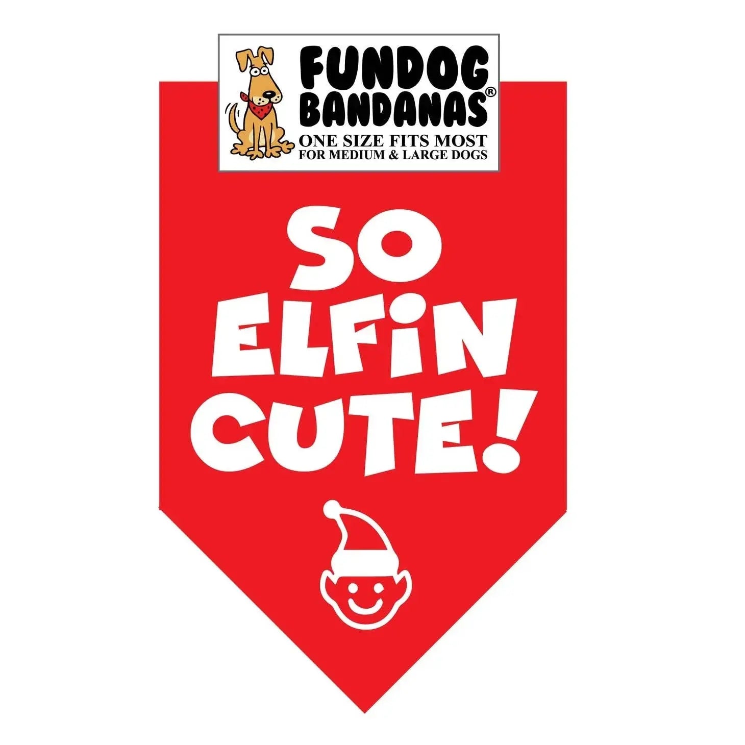 So Elfin Cute Bandana- Made in USA Dog
