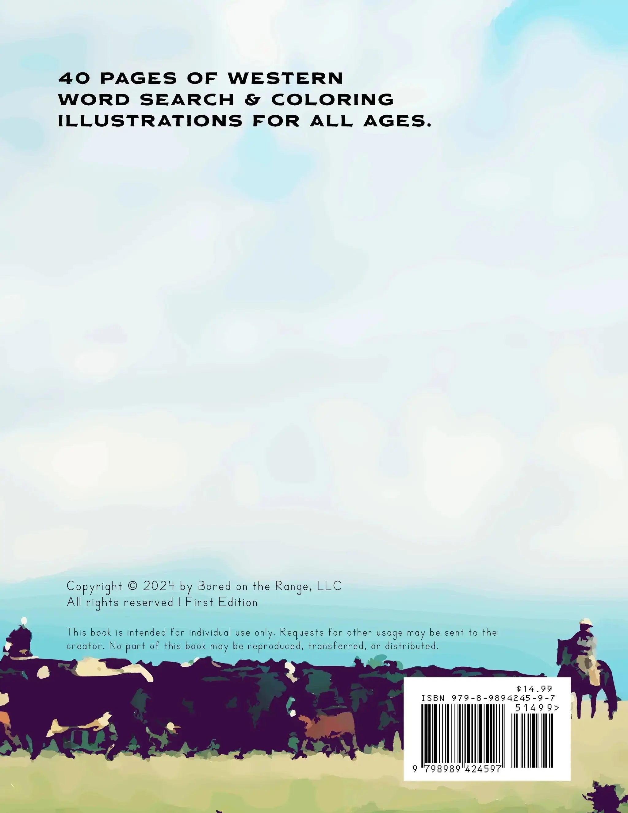 Western Word Search back