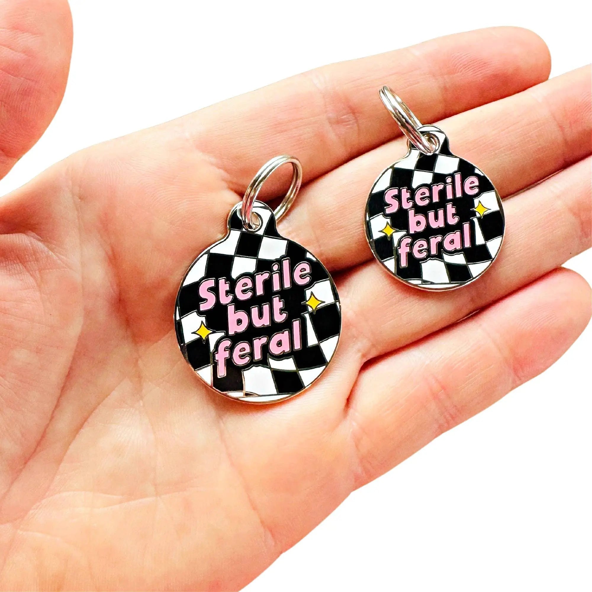 Dog ID Tag w/ Personalized QR Code - Sterile but Feral