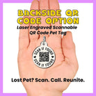 Personalized Pet ID Tag with Scannable Code - FAFO