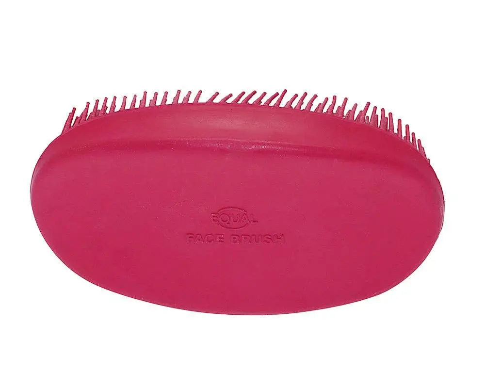 Oval Face Curry Grooming & Bathing Pet Brush Horse