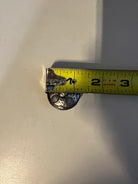 Silver Tone Embossed Concho with Screw- size