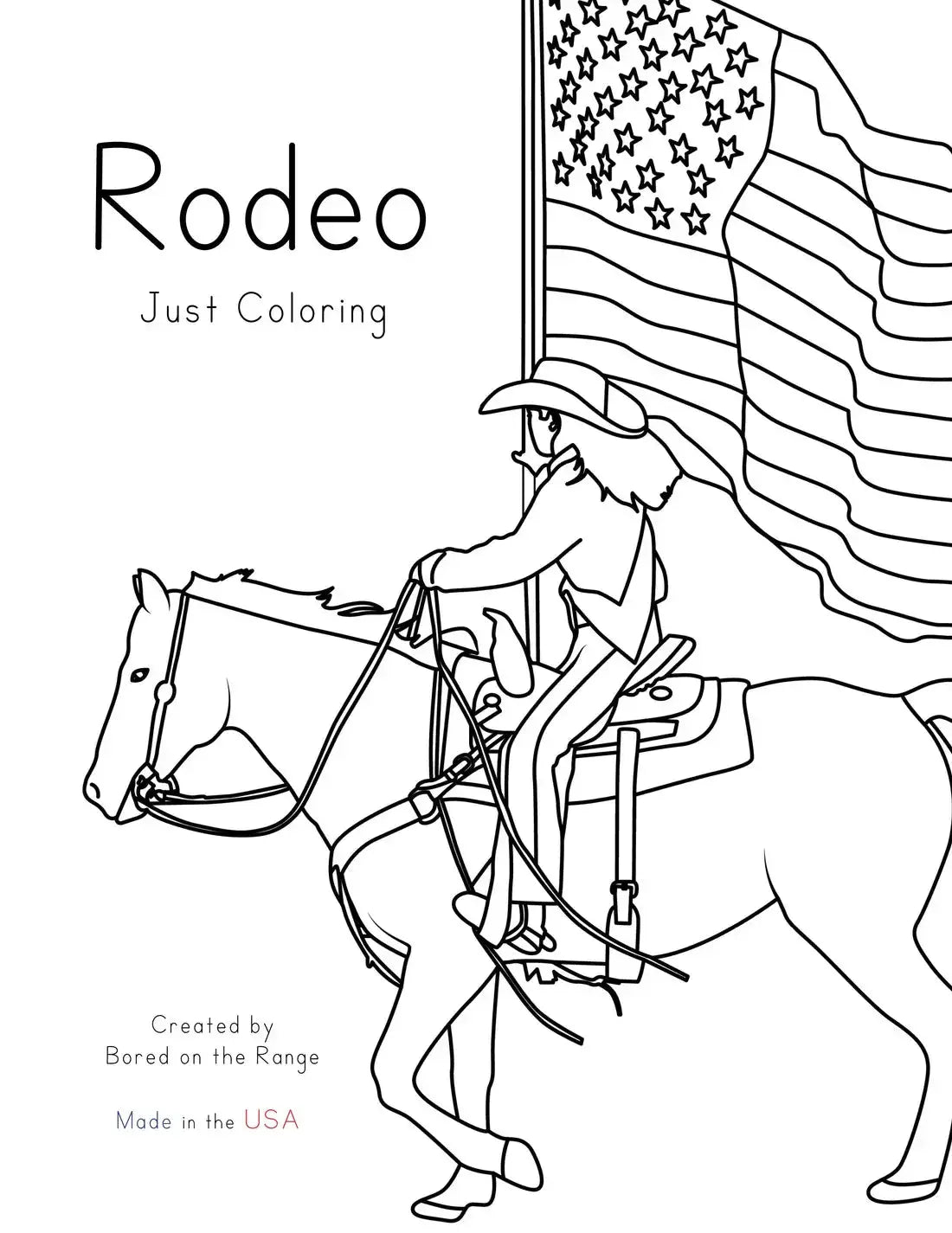Rodeo: Just Coloring Front