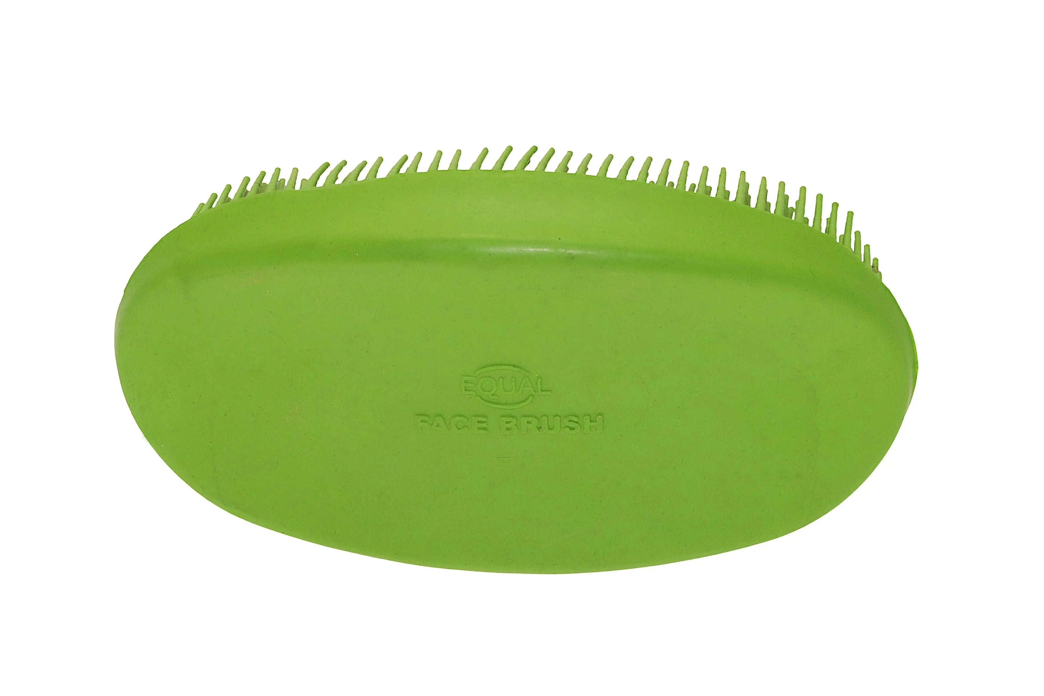 Oval Face Curry Grooming & Bathing Pet Brush Horse