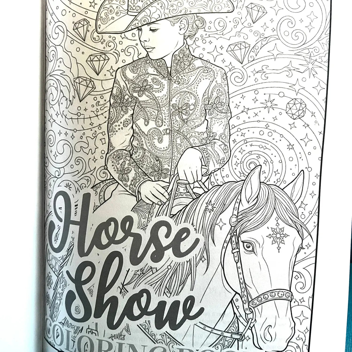 Horse Show Coloring Book