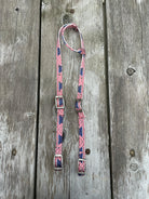 American Flag Nylon One Ear Headstall Horse