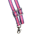 Pink & Purple Filigree Rolled Nylon Contest Reins Reins