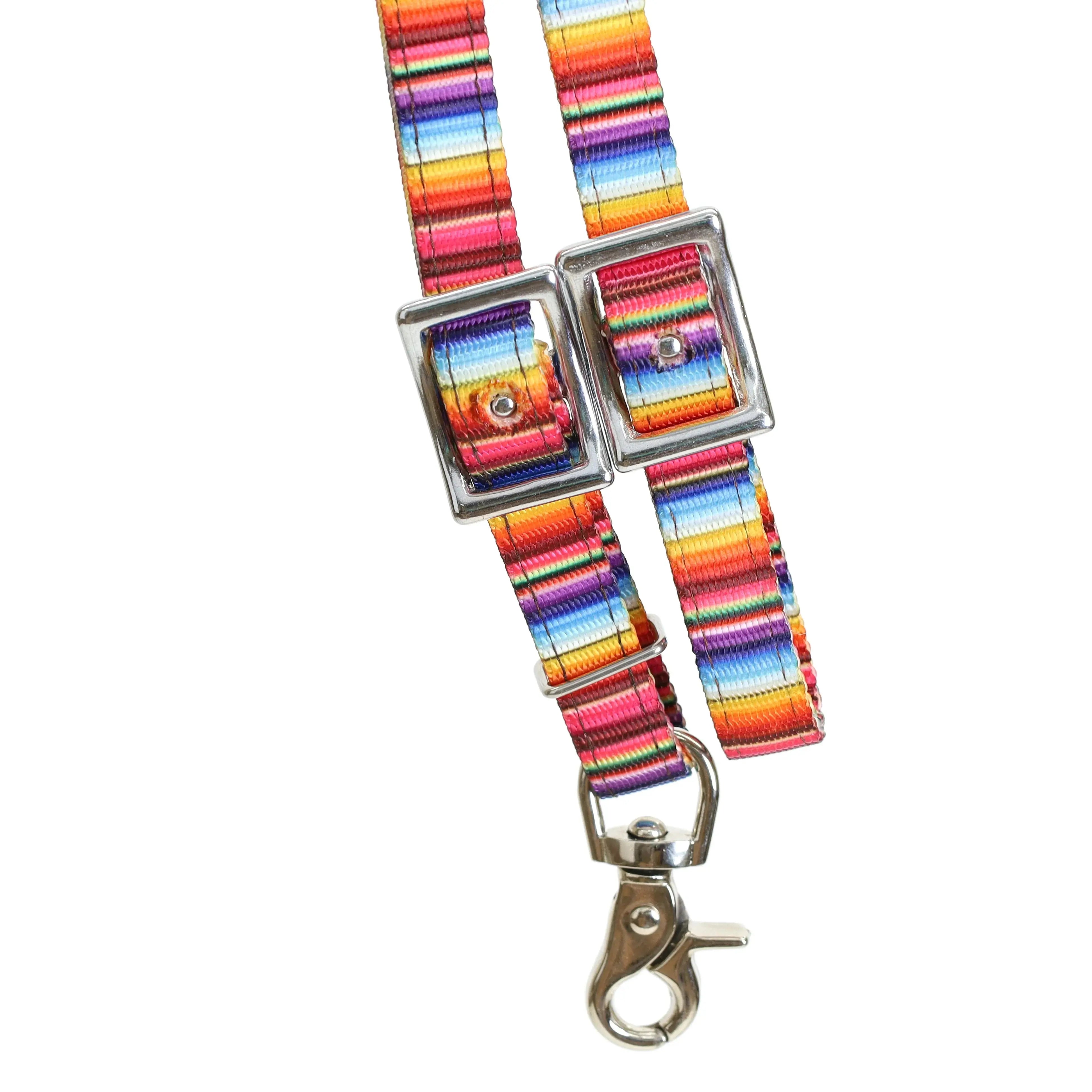 Serape Rolled Nylon Contest Reins Reins