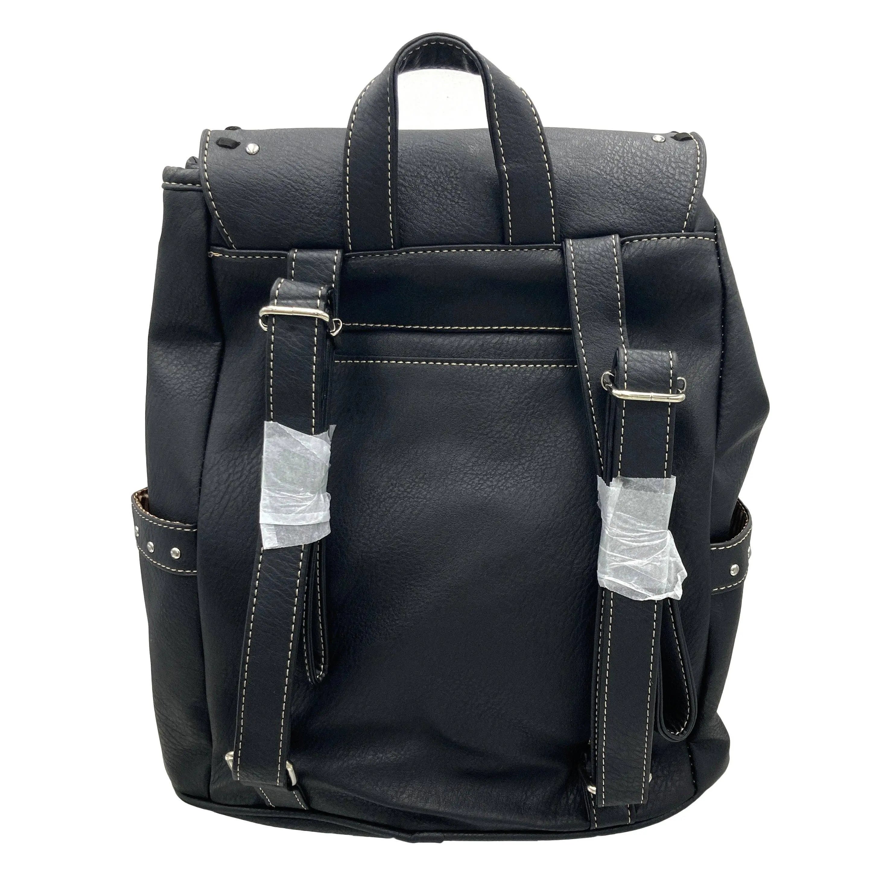 Women's Embroidered Horse Western Leather Backpack handbag