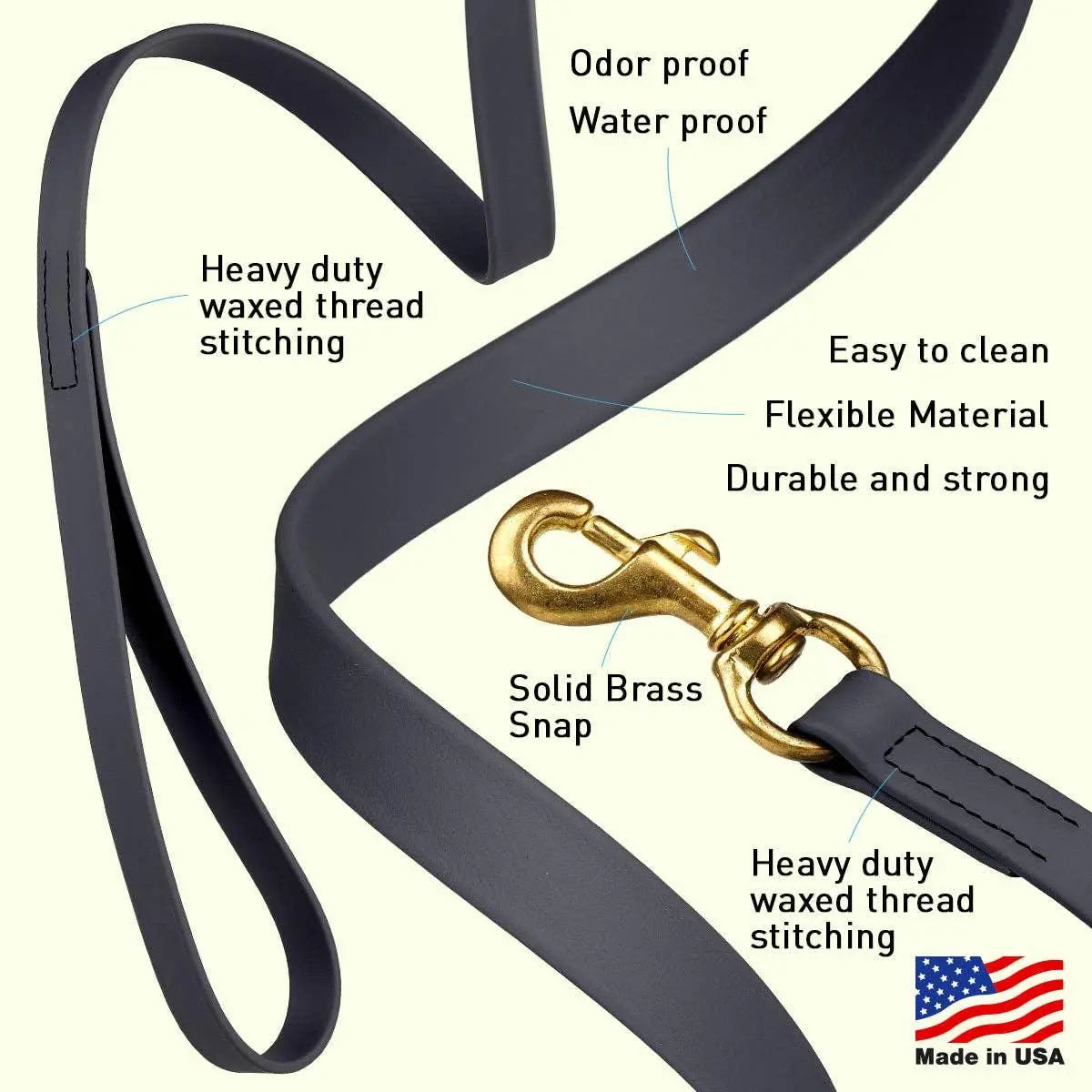 Viper Biothane Dog Leash - Working Lead Dog