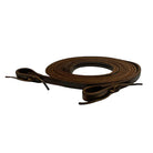 8' x 5/8" Oiled Harness Leather Split Reins with Weighted Ends Made in USA Horse