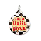 Sassy Dog ID Tag w/ Personalized QR Code - Zero Fluffs Given