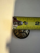 Gold Tone Embossed Concho with Screw -size