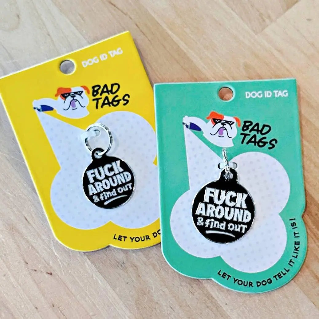 Personalized Pet ID Tag with Scannable Code - FAFO