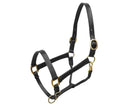 Large horse size (1100-1600lbs) leather halter with brass hardware