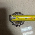 Silver Sunflower Concho with Screw.