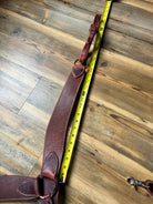 Heavy Duty Double Stitched Leather Breastcollar. Made in USA