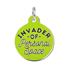 Invader Personal Space - Dog ID Tag or Collar Charm Dog